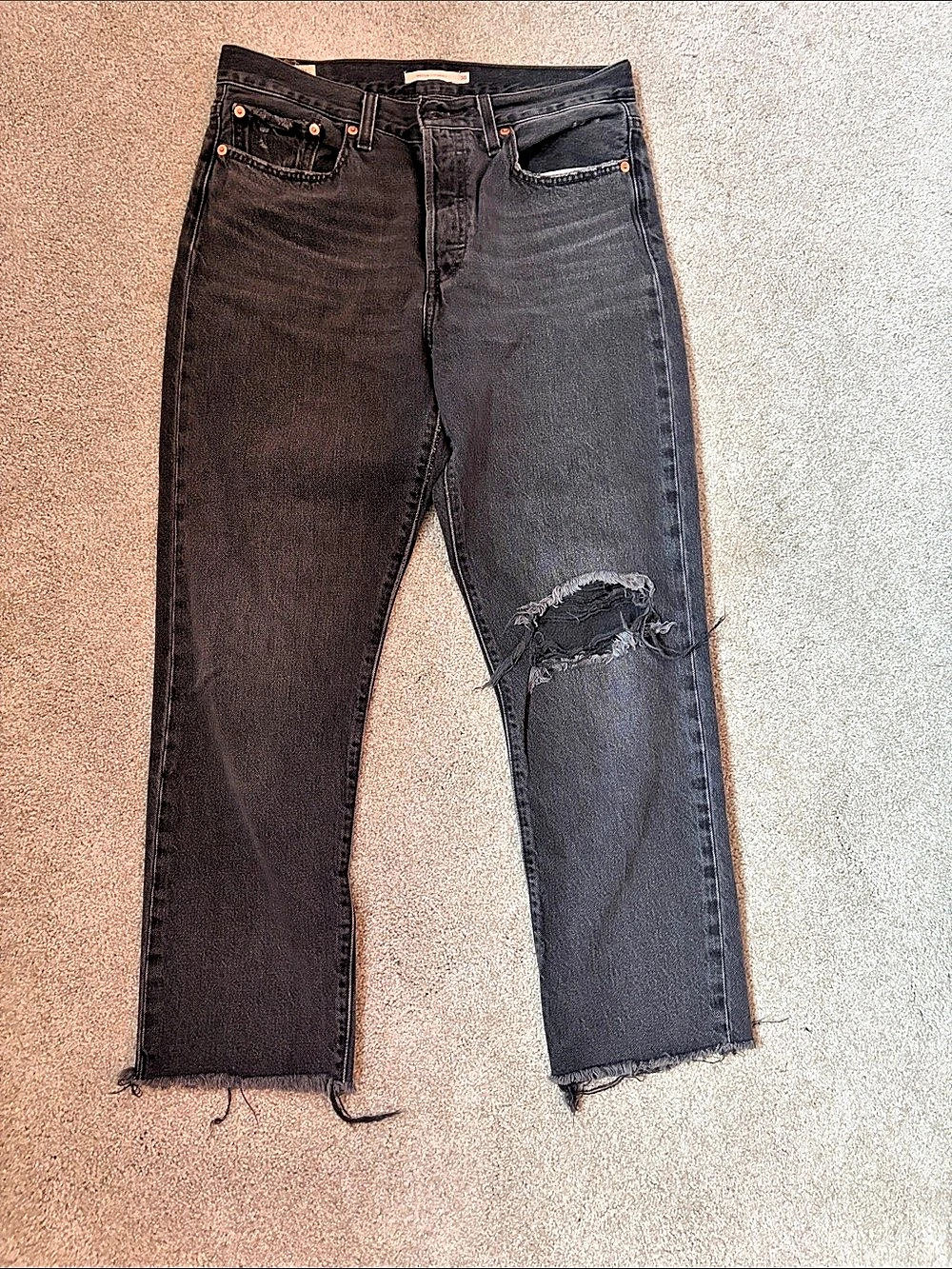 Levi's Premium Wedgie Straight Two-Tone Straight Jeans Waist W29 L30
